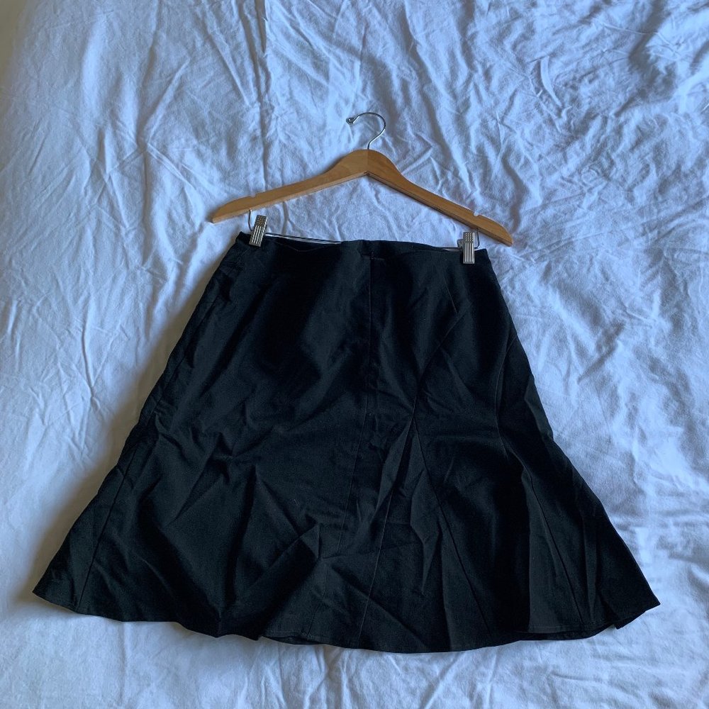 INC Black Trumpet Skirt